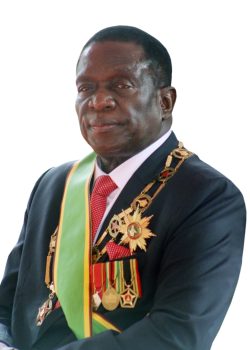 His Excellency the President of the Republic of Zimbabwe and Commander -in-Chief of the Zimbabwe Defence Forces Cde Dr Emmerson Dambudzo Mnangagwa